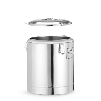 Termoska na přepravu potravin, HENDI, Kitchen Line, 36L, Stříbrná, ⌀400x(H)500mm | 710258